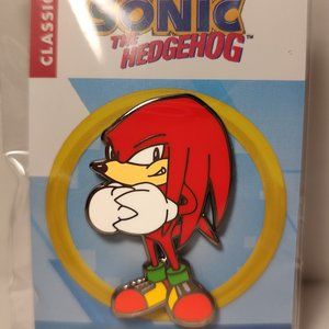 Knuckles The Echidna Enamel Pin Sonic the Hedgehog Official Collectible Brooch